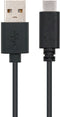 Nanocable 10.01.210 - USB A naar USB C - 2m - Zwart
