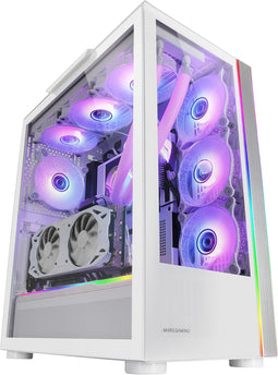 Mars Gaming MC-ULTRAW - Tower Behuizing - ATX EATX Micro-ATX Mini-ITX - Gehard glas - Wit