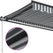 vidaXL - Luifel - handmatig - uittrekbaar - 600x350 - cm - antraciet - en - wit