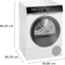 Siemens WQ46B2D41 - Warmtepompdroger - 9 kg - Zelfreinigende condensor - 56 dB - Energieklasse B - Wit
