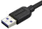 StarTech USB 3.0 Micro USB kabel haaks links 0,5m zwart