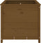 vidaXL - Plantenbak - 82,5x82,5x78 - cm - massief - grenenhout - honingbruin