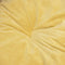 vidaXL - Hondenmand - 99x89x21 - cm - pluche - en - kunstleer - zwart - en - geel
