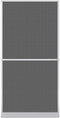 vidaXL - Hordeur - met - scharnieren - 120x240 - cm - wit