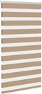 vidaXL - Zebra - Blind - 70x100 - cm - stofbreedte - 65,9 - cm - polyester - zandbruin