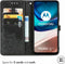 iMoshion Hoesje Geschikt voor Motorola Moto G42 Hoesje Met Pasjeshouder - iMoshion Mandala Bookcase - Zwart