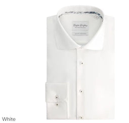 Business Shirt LS Non Iron Boston Brothers - BBO35S110-2083-1000 - Wit - Maat 39