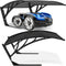 tectake® Domus - Garage voor Robotmaaier - Weerbestendig - 81 x 100 x 48 cm - Zwart - Inclusief 4 grondpennen