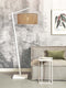 GOOD&MOJO Vloerlamp Java - Bamboe/Zwart - 75x50x176cm - - Staande lampen voor Woonkamer - Slaapkamer
