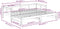 vidaXL - Slaapbank - uitschuifbaar - grenenhout - honingbruin - 2x(90x200) - cm