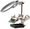Velleman - Derde hand - Vergrootglas LED lamp soldeerbouthouder - 21 cm hoog