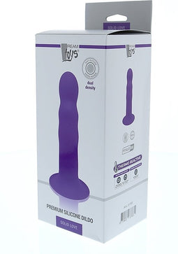 Dual Density temperatuurgevoelige dildo 18x4 cm