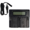 DUAL LCD fast charger suitable for Panasonic battery CGR-D120, -D220, -D320