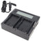 DUAL LCD fast charger suitable for Panasonic battery CGR-D120, -D220, -D320