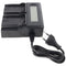 DUAL LCD fast charger suitable for Panasonic battery CGR-D120, -D220, -D320