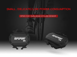 Dual Mode Trapfrequentiesensor iGPsport C61 Bluetooth en ANT+