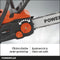 Dual Power Accu-kettingzaag POWDPGSET33 - Snoeizaag op batterij van 40 V, met accu en lader, zaagblad van 35 cm, automatische kettingsmering, tuingereedschap