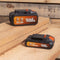 Dual Power batterij POWDP9037 - 2x20V, 5.0Ah, 2.5Ah - accu voor 20V & 40V toestellen - led-stroomindicator - batterijplatform