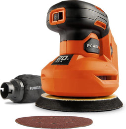 Dual Power excentrische accu-schuurmachine POWDP50400 - 20V, schuurpapier ᴓ125mm - 24000min-1 - zonder accu en lader, met 1 acc.