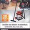 Dual power Stofzuiger nat/droog POWDP6040 - 20 V- inhoud tank 20L - zonder batterij en lader