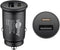 Dual USB car quick charger USB-CTM Power Delivery, charging adapter for vehicles, charges devices vi