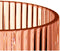 Vaas Strepen Oranje Kristal 8 x 23 x 8 cm (8 Stuks)
