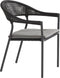 Taste 4SO Sienna stapelbare tuinstoel - mid grey