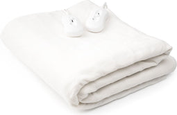 Dubbele elektrische bedverwarmer Blewarm InnovaGoods 60+60 W 140 x 160 cm Wit