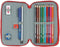 Dubbele etui Atlético Madrid Wit Rood (28 pcs)