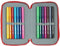 Dubbele etui Atlético Madrid Wit Rood (28 pcs)