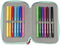 Dubbele etui Peppa Pig George Munt 12.5 x 19.5 x 4 cm (28 Onderdelen)