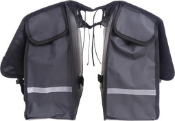 Dubbele fietstas Edge Transporter 40 liter 33 x 39 x 15 cm (2x) - zwart