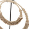 Dubbele Halsketting met Schelpen op Stand - Naturel