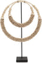 Dubbele Halsketting met Schelpen op Stand - Naturel