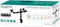 Dubbele monitor arm – Monitor beugel voor 2 schermen 10-32 inch – VESA 75x75, 100x100 – Draai- kantel- en zwenkbaar – Ewent EW1512
