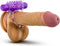 Dubbele penisring met vibratiebullet Play with Me - Paars