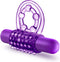 Dubbele penisring met vibratiebullet Play with Me - Paars