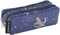 Dubbele pennenzak eenhoorn blauw - Caramel et Cie