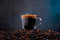 Dubbelwandige ESPRESSO glazen met oor van borosilicaat - Warme en koude dranken kopjes - 70 ML - Set van 6 - VDN