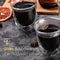 Dubbelwandige ESPRESSO glazen van borosilicaat - Warme en koude dranken kopjes - 70 ML - Set van 6