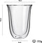 Dubbelwandige Koffieglazen Theeglazen - 300 ML koffietassen - Set Van 6 Handgeblazen Cappuccino Latte Macchiato Glazen Dubbelwandig - VDN