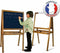 Dubbelzijdig krijtbord Jeujura Large Drawing Board of Schoolboys