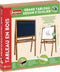 Dubbelzijdig krijtbord Jeujura Large Drawing Board of Schoolboys