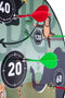 Dubbelzijdig Magnetic/Paper Jungle Kinder Dartboard - Darts