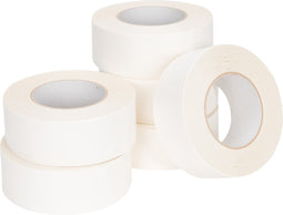 Dubbelzijdig tape transparant (met witte papieren drager) 50 mm x 50 meter | 3 stuks