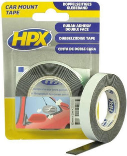 Dubbelzijdige PE bevestigingstape - zwart 19mm x 2m