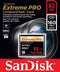 SanDisk Extreme Pro - Compact Flash - 32GB - 160MB/s lezen 150MB/s schrijven