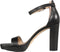 GUESS Omere - Dames Sandalen met Hak - Enkelriempje - Zwart - Maat 39