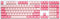 Ducky One 3 Pink - Toetsenbord HS MX Brown - RGB - Hot-Swappable