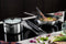DUCQ - Hoge Kookpan - Downdraft - 3-Laags - 18 cm